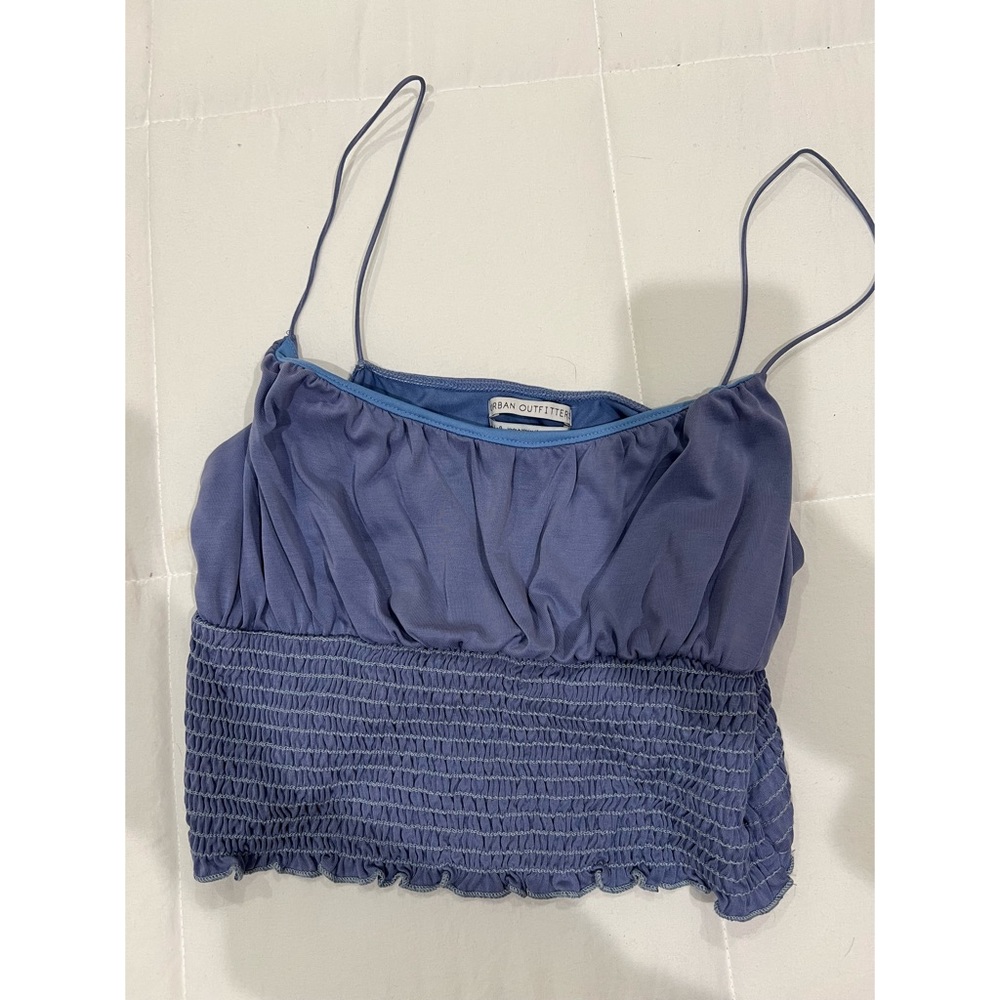 Urban Outfitters Blue Cropped Cami